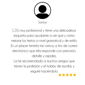 Servicios Editoriales: Asesoramiento 21 Testimonio 11_Santos