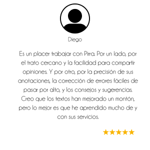 Servicios Editoriales: Asesoramiento 20 Testimonio 12_Diego