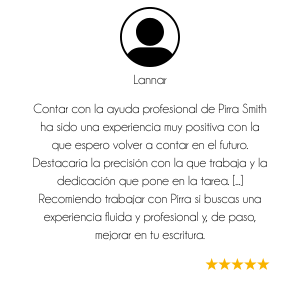 Servicios Editoriales: Asesoramiento 31 Testimonio 1_Lannar