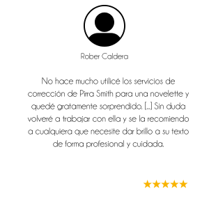 Servicios Editoriales: Asesoramiento 30 Testimonio 2_Rober Caldera