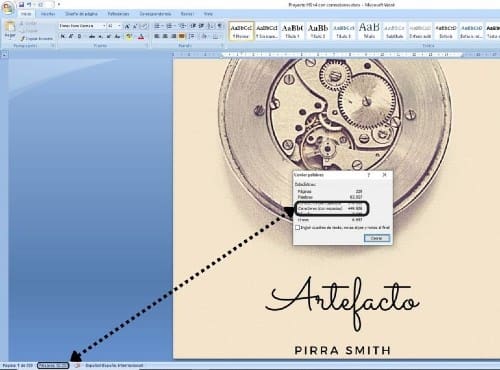 ¿Cómo saber cuántas matrices tiene mi manuscrito? 1 Pirra Smith Contar numero de matrices en Word