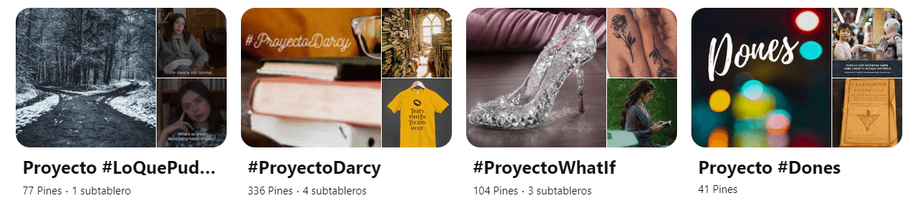 Tableros de Pinterest